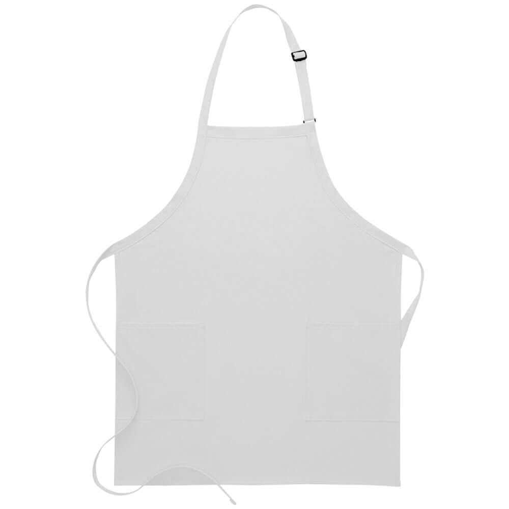 2-Patch Pocket Bib Apron (Made in the USA - 30")