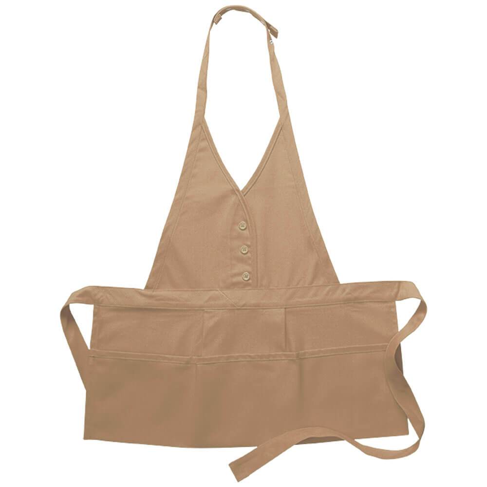 Single Breasted Bib Apron (26" - Made in the USA)